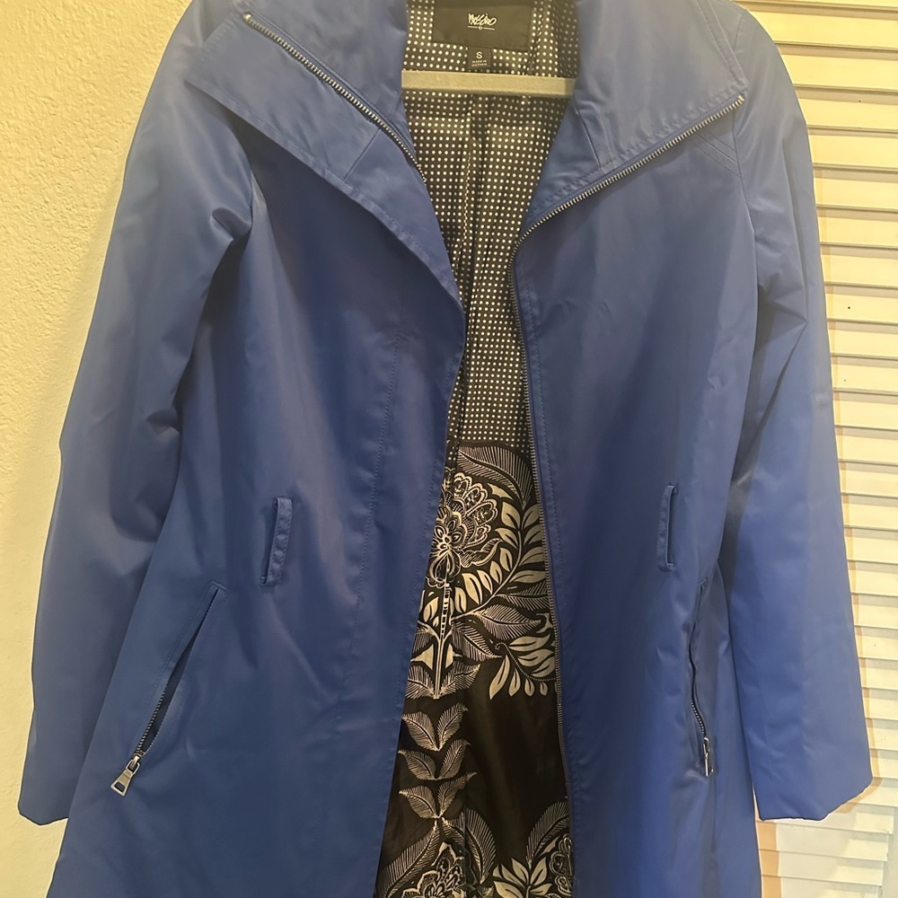 Massimo Dutti Royal Blue Trench Coat
